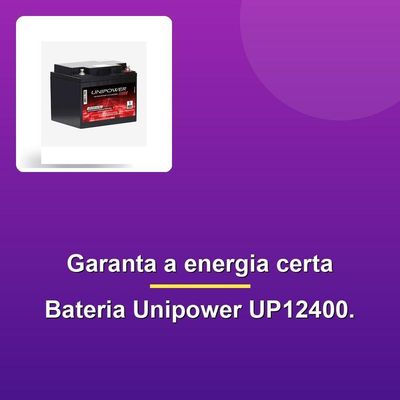Bateria Unipower 12v 40ah Up12400 M6