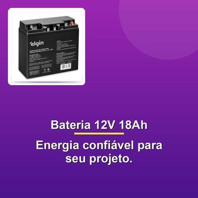 Bateria Selada De Chumbo Vrla 12v 18ah Terminal L1