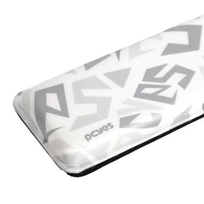 Apoio De Pulso Ergonômico Pcyes White Ghost