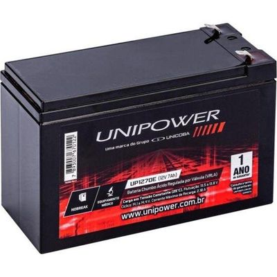 Bateria Estacionária 12v 7ah Unipower