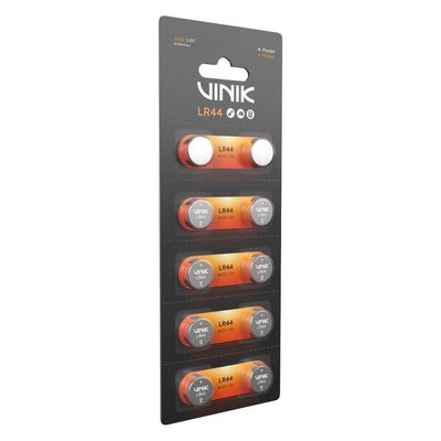 Bateria Alcalina Lr44 C- 10 Unid.