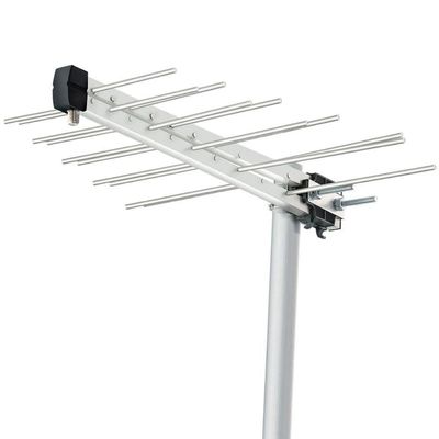 Antena Digital Externa Aquário Log Periódica 20 Elementos