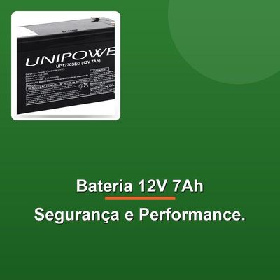 Bateria 12v 7,0ah Segurança