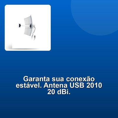 Antena Usb Parabola Grade Aquário Usb-2010 2.4ghz 20dbi