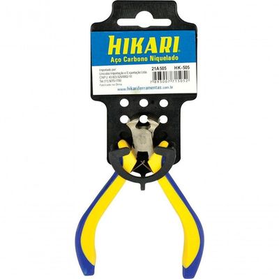 Alicate Corte Frontal Hk-505 110mm 4,5" Cabo Emborrachado