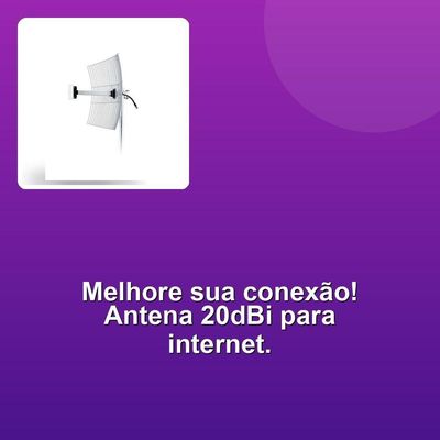 Antena Parabólica Grade Internet Aquário 20dbi 2,4ghz