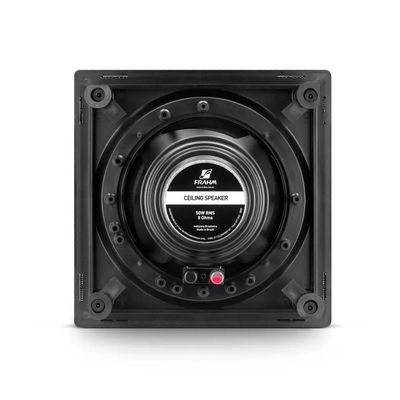 Arandela Frahm 50w Quadrada Preta 6"