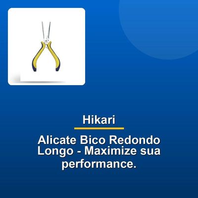 Alicate Bico Redondo Longo Hikari 6" 150mm