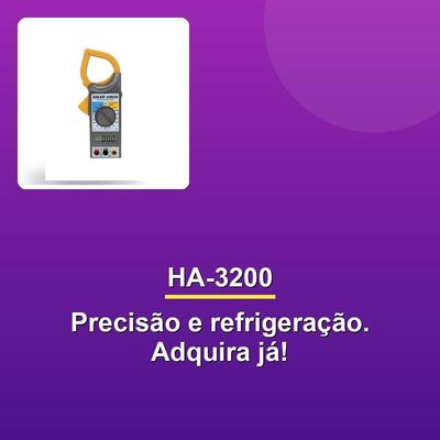 Alicate Amperímetro Digital Hikari Ha-3200