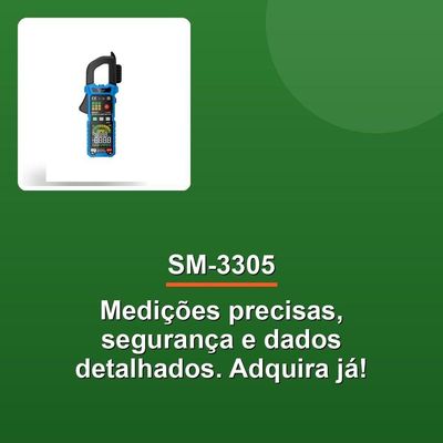Alicate Amperímetro Smart Sm-3305
