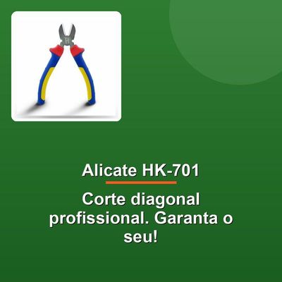 Alicate De Corte Diagonal Hikari Hk-701 21a-701 6