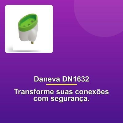 Adaptador Reverso Daneva Dn1632 2p+t15a 250 Volts
