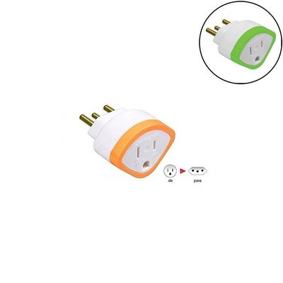 Adaptador Reverso Daneva Dn1629 2p+t10a 250 Volts