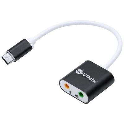 Adaptador Fone P2 3.5mm Duas Vias Usb-c Adfmusbtc