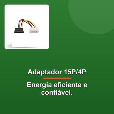 Adaptador Energia Sata 15p 4p 18cm