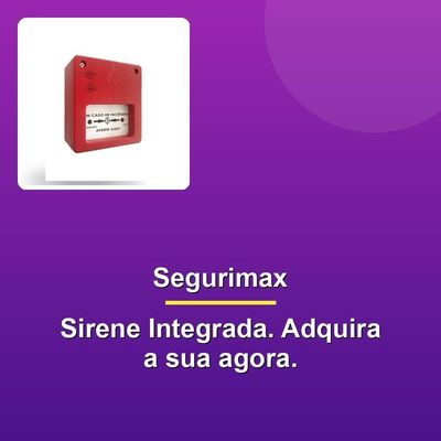 Acionador Manual Segurimax Sirene 12v-24v