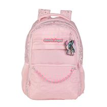 Kit Mochila + Lancheira + Estojo Escolar Stitch & Angel