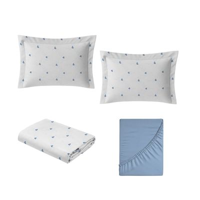 Jogo de Cama 100% algodão King Size 300 fios Nova América