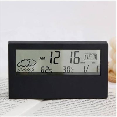 Kit 10 Relógio Despertador de Mesa Tempo Data Hora Alarme