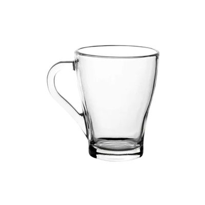 Kit com 12 Canecas de Vidro 265ml Café Chá Leire Cappuccino