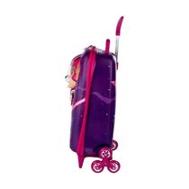 Mala de Viagem Infantil Com Rodinha Patrulha Canina 3D Roxa