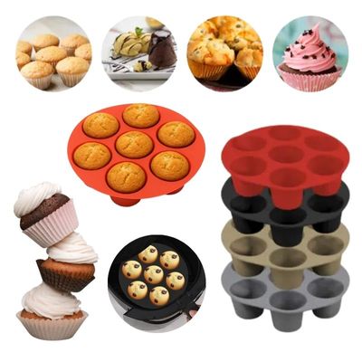 Forma de Cupcake Muffins Pudim Bolinho Air Fryer Forno 21cm