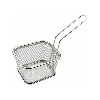 Cesto para Fritura Inox 21cm x 06cm Ideal p/ Servir Porções