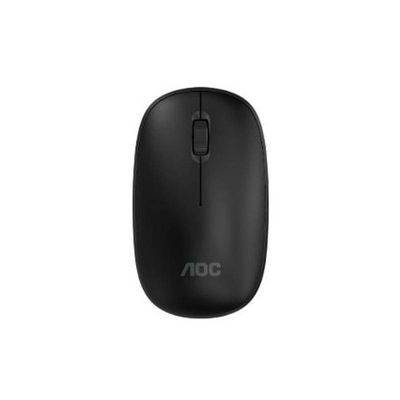 Mouse Óptico AOC Sem Fio 1200 DPI Preto Wireless MS200