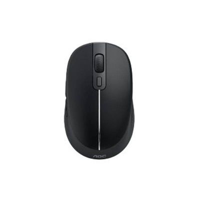 Mouse Óptico AOC Sem Fio 1600 DPI Preto com Cinza Wireless