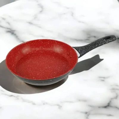 Frigideira em Alumínio 28cm Vermelha Antiaderente Baquelite