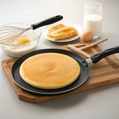 Frigideira Preta 26cm Indução Tapioca Panqueca Omelete