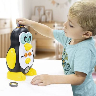 Brinquedo Educativo Infantil Pinguim Didático e Cognitivo