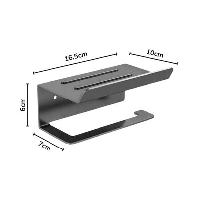 Suporte de Banheiro Papel Higiênico e Acessórios Aço Inox