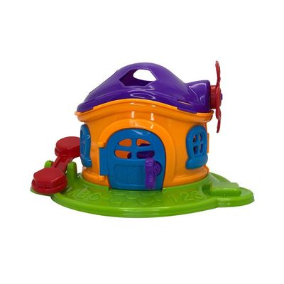 Casinha Cogumelo Brinquedo Infantil com Peças de Encaixar