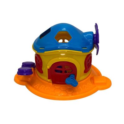 Casinha Cogumelo Brinquedo Infantil com Peças de Encaixar