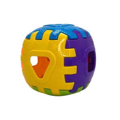 Cubo Didático para Bebês Monta e Desmonta Peças de Encaixar