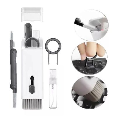 Kit de Escovas de Limpeza Multiuso Celular Fone Teclado PC