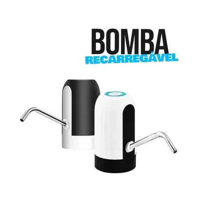 Bomba Recarregável USB para Galão de Água 05/10/20 Litros