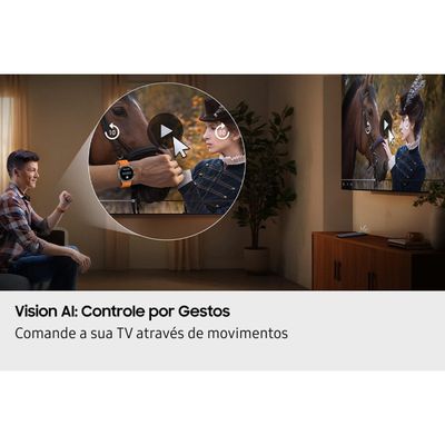 Smart TV Samsung 75 4K QLED Ultra QN75Q7FAAGXZD Vision AI Xbox Cloud Gaming Controle por Gestos