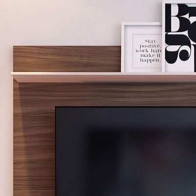 Painel Extensivo Maia - Ssx Multicoisas Cor Nogueira Real/off White