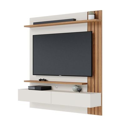 Home Suspenso Juriti 150cm 3 Portas Basculantes - Ssx Multicoisas Cor Off White Matte/freijo