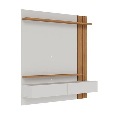 Home Suspenso Juriti 150cm 3 Portas Basculantes - Ssx Multicoisas Cor Off White Matte/freijo
