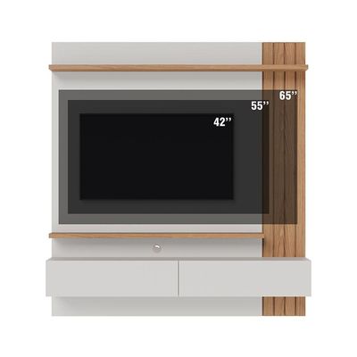 Home Suspenso Juriti 150cm 3 Portas Basculantes - Ssx Multicoisas Cor Off White Matte/freijo