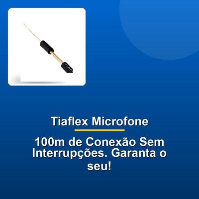 Tiaflex Cabo Microfone Mono Espiralado 100m 1x0,14mm