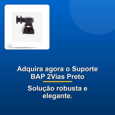 Suporte Isolador Bap2 Preto