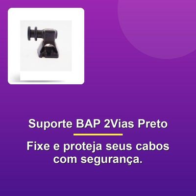 Suporte Isolador Bap2 Preto
