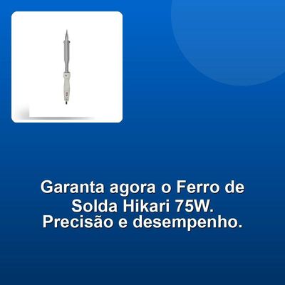 Ferro De Solda Hikari 75w 110v