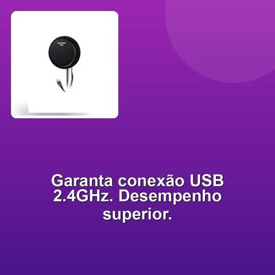 Antena Painel Usb Aquário 2.4ghz 12dbi