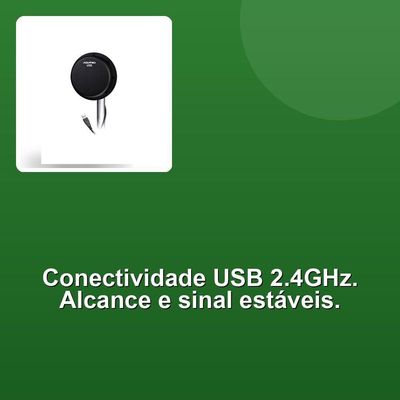 Antena Painel Usb Aquário 2.4ghz 12dbi