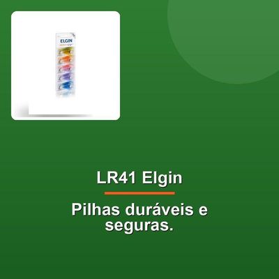 Bateria Alcalina Elgin Lr41 C- 10 Unid.